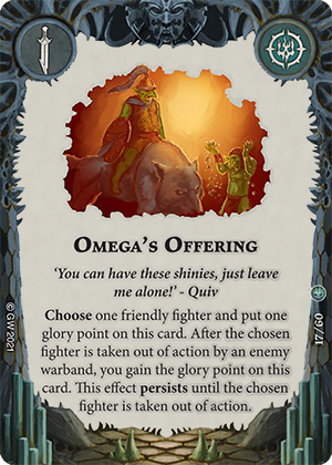 Omega’s Offering card image - hover